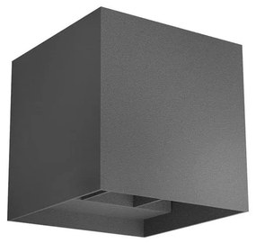 Redo 90296 - LED Vonkajšie nástenné svietidlo VARY 2xLED/10W/230V IP54 antracit