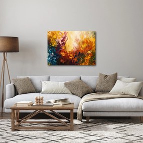 Obraz - Abstraktná maľba kvetov (70x50 cm)