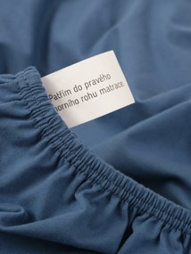 Jersey plachta s elastanom Deluxe 180 × 200 cm – námornícky modré