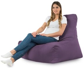Kreslo Bali plyš fialové