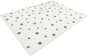 Koberec Lima 9581A krémový / fialový