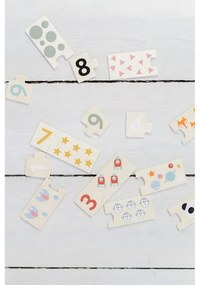 Drevené detské puzzle (počet dielikov 20) Numbers – Kindsgut