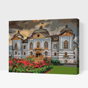 Gario Maľovanie podľa čísel Haličský zámok, Slovensko Rozmery: 60 x 80 cm, Rámovanie: S vnútorným rámom