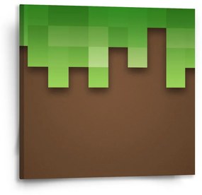 Sablio Obraz Green Blocks 2 - 50x50 cm