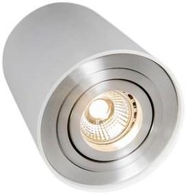 Moderné bodové svetlo biele oceľové otočné a sklápacie - Rondoo up