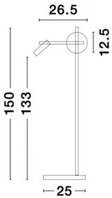 Moderná stojaca lampa Joline