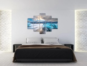 Obraz - Diamantová pláž (150x105 cm)