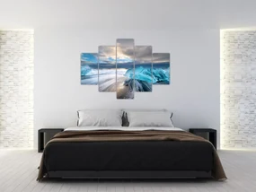 Obraz - Diamantová pláž (150x105 cm)