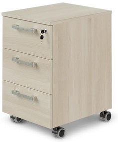 Mobilný kontajner TopOffice 40,8 x 50,4 cm, agát svetlý