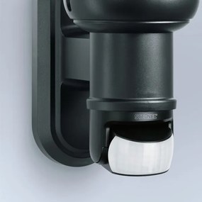 STEINEL 634216 - L 560 S Vonkajšia senzorová nástenná lampa čierna IP44