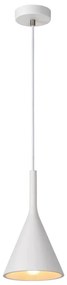 Lucide 35406/16/31 - Závesné svietidlo GIPSY 1xE27/40W/230V biele