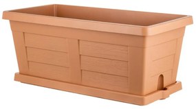 BAMA Súprava truhlíka a misky LEGNO 60 cm, terracotta