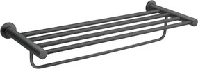 Novaservis Smile polica na uteráky gun metal ASM35GM