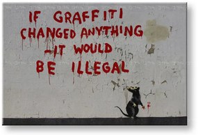 Obraz na plátne Street ART – Banksy | rôzne rozmery