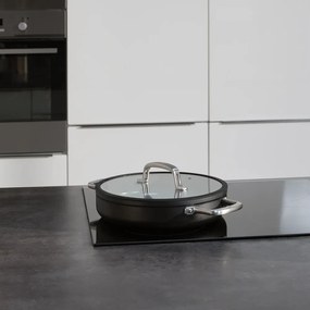Hliníková panvica s pokrievkou/s nepriľnavým povrchom ø 28 cm tegame Meda 3.0 – FABINI
