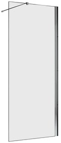 Sprchová stena Walk-In Soft 140x195 chróm