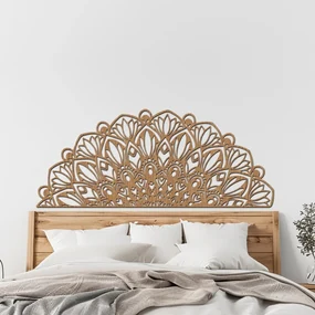 drevo zivota Drevená mandala KVÄŤ k posteli Farebný vzor: Horsky dub, Rozmery (cm): 90x38