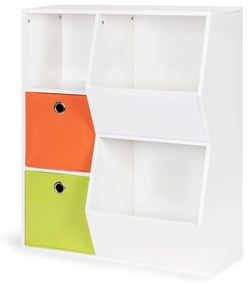 Detská regálová skriňa Multistore 50 cm biela