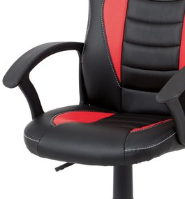 AUTRONIC Kancelárska stolička KA-V107 RED