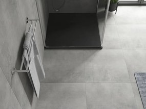 Mexen Hugo, SMC štvorcová sprchová vanička 70 x 70 cm, čierna matná, 42707070