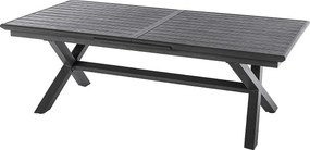 DEOKORK Hliníkový stôl BERGAMO I. 220/279 cm (antracit)