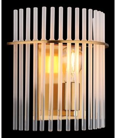 Globo 15698WM - Nástenné svietidlo GORLEY 1xE27/60W/230V zlatá