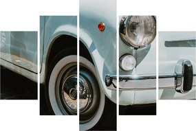 Obraz - Retro auto Fiat (150x105 cm)