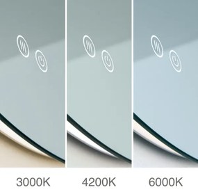 Orion 13-398/60 - LED Zrkadlo s podsvietením FOCUS LED/25W/230V pr. 60 cm IP44