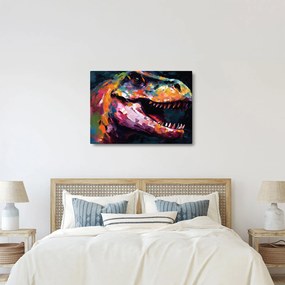Obraz - Dinosaurus, maľba (70x50 cm)