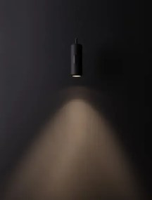 LED stmievateľný čierny moderný luster Holm