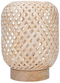 SOLIGHT Ratanová LED lampáš s LED žiarovkou, teplá biela, 3x AAA, 19cm