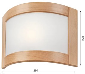 Nástenné svietidlo ELODIE 1xE27/60W/230V