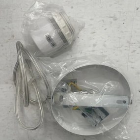 ONLI - Luster na lanku RICKY 1xE27/15W/230V pr. 40 cm biela