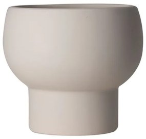 Menší obal na kvetináč Matt Beige, ø13x11,6cm