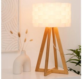 Atmosphera - Stolná lampa MOKI 1xE14/40W/230V bambus