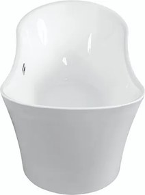 Besco Akrylátová voľne stojaca vaňa Amber 170x80 BESCO-Typ výpuste: Click-Clack s prepadom, grafit, BESCO-Rozmery: 170x80, BESCO-Farba: Biela