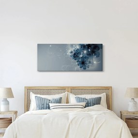 Obraz - Nežné kvety (120x50 cm)