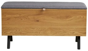 Truhla v dekore duba v prírodnej farbe 92x48x33 cm Barco – House Nordic