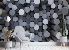 Gario Fototapeta Abstraktné valce Materiál: Vliesová, Rozmery: 250 x 175 cm