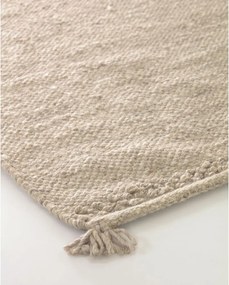 Krémový koberec s prímesou vlny 200x300 cm Carime – Kave Home