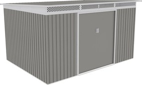 Záhradný domček G21 GRAH 915 - 340 x 269 cm, metalický šedý