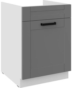 Kuchynská skrinka Luna dustgrey/biely 60ZL 1S BB