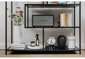 Čierna kameninová váza Bitz Basics Black, výška 20 cm