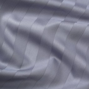 Goldea damašková napínacia plachta - tmavo sivé prúžky so saténovým leskom 80 x 200 cm