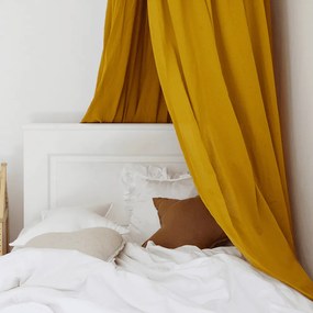 Ľanový vankúš hviezda čokoládová 50 cm