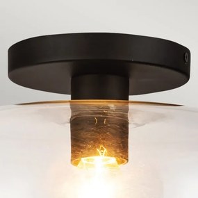 Alora Mood ALM-SYLVIA-SF-BK-CL - Stropné svietidlo SYLVIA 1xE27/60W/230V čierna