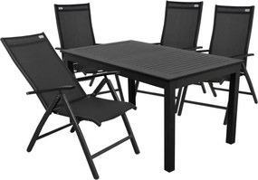 Doppler EXPERT ANTRACIT, polohovacie kreslá, 4+1