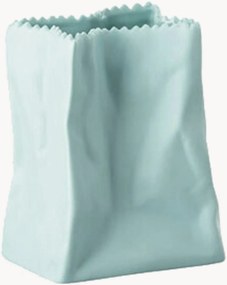 Porcelánová mini váza Bag Mint, V 9 cm