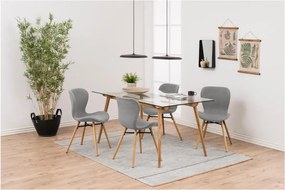 Sada 2 svetlosivých jedálenských stoličiek Actona Batilda