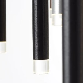 Brilliant -LED stmievateľný luster na lanku CEMBALO LED/70W/230V chróm/čierna/hnedá